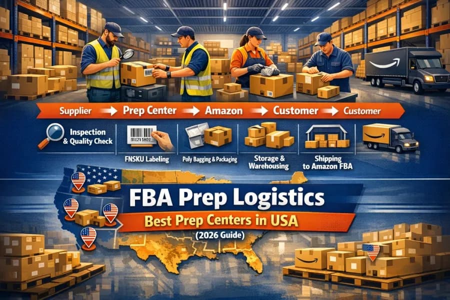 FBA Prep Logistics: Best Prep Centers in USA for Amazon FBA Sellers (2026 Complete Guide)